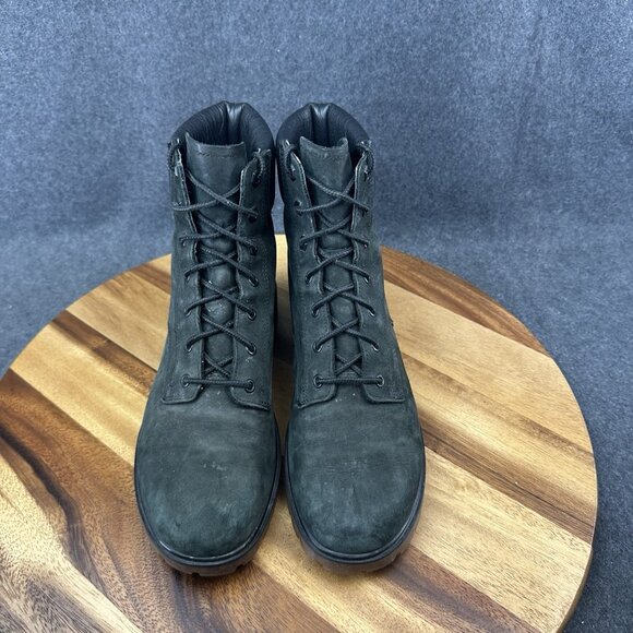 Timberland Jayne 6” Waterproof Boots Women’s Size 8.5 Green Nubuck Leather A1TH8 - Picture 5 of 11